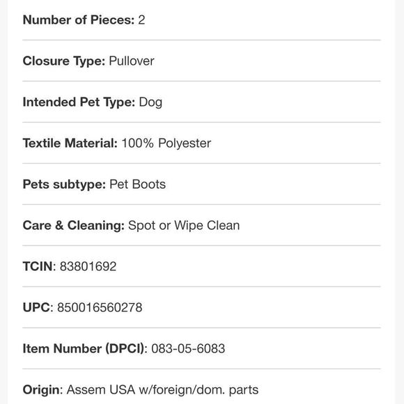 Healers Urban Walker Dog Boots S/M - Picture 9 of 9